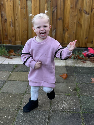 Soft Pink Ruffle Dress