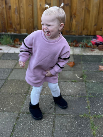 Soft Pink Ruffle Dress