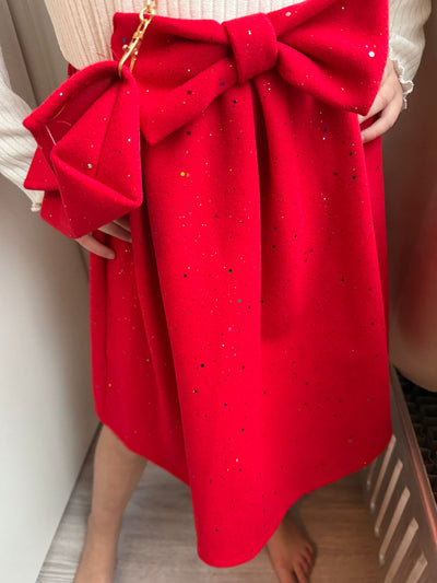 Glitter Bow Party Dress