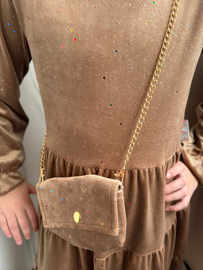 Velvet Sparkle Party Dress