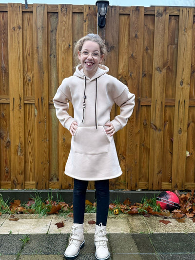 Cozy Fleece Hoodie Dress