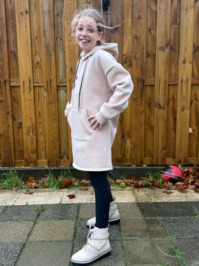 Cozy Fleece Hoodie Dress