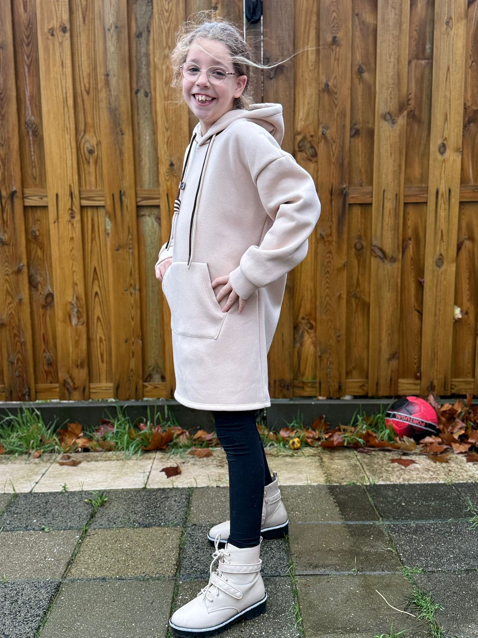 Cozy Fleece Hoodie Dress