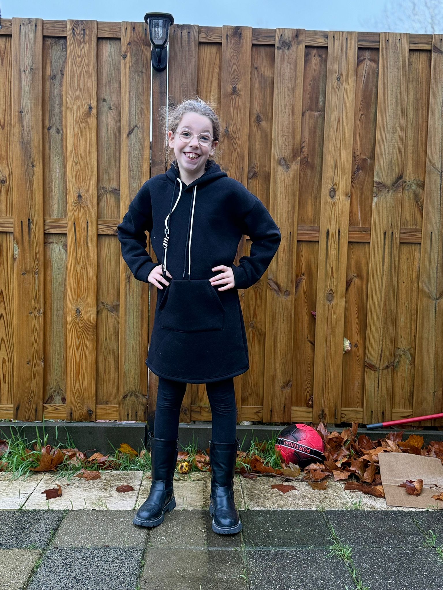 Cozy Fleece Hoodie Dress