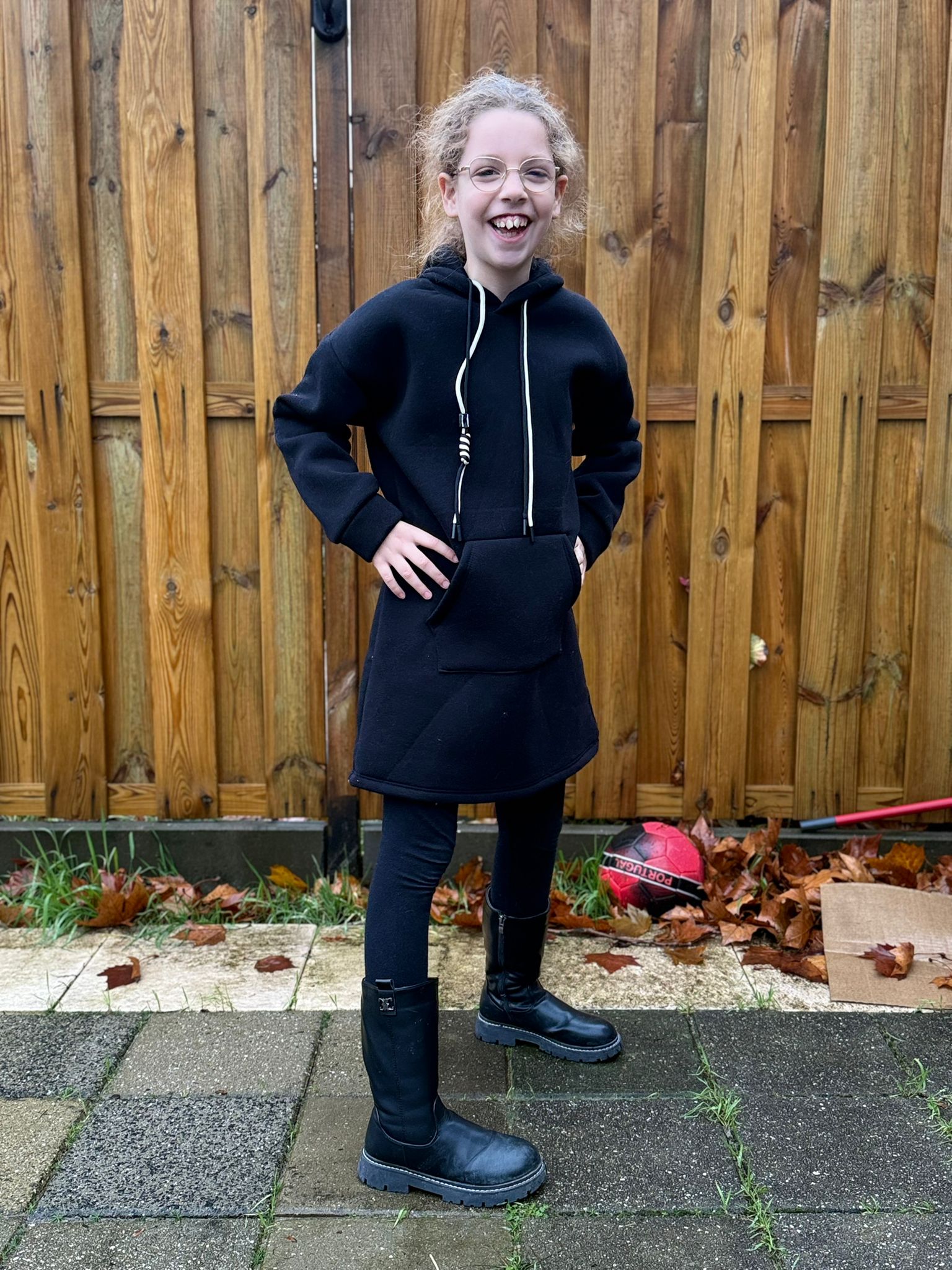 Cozy Fleece Hoodie Dress